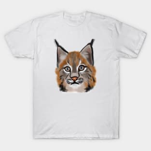 Cute Bobcat Drawing T-Shirt